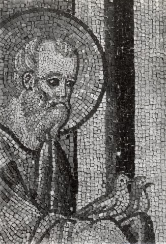 Zigrossi, Giuseppe — Cavallini Pietro - sec. XIII - Presentazione di Gesù al Tempio, San Giuseppe che porta le tortore — particolare